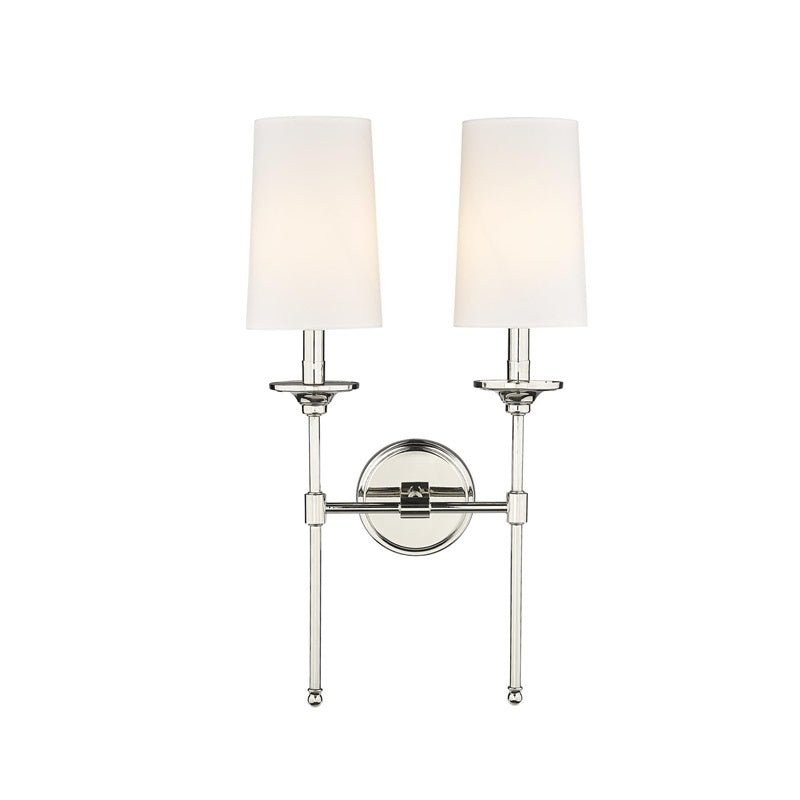 Esileth Applique Murale Laiton Tissu Vintage - Neutralighting