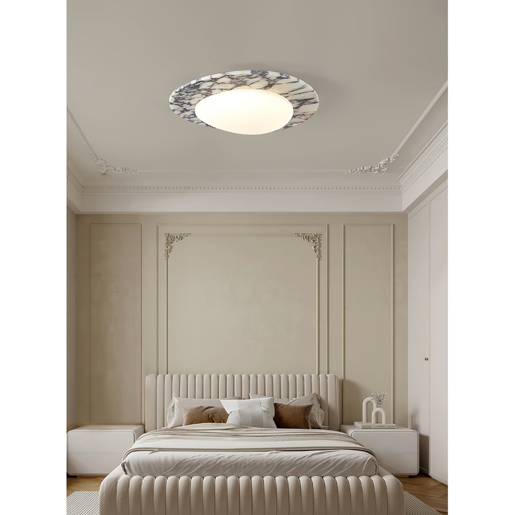 Ceraeion Plafonnier Verre Marbre Moderne Minimaliste - Neutralighting