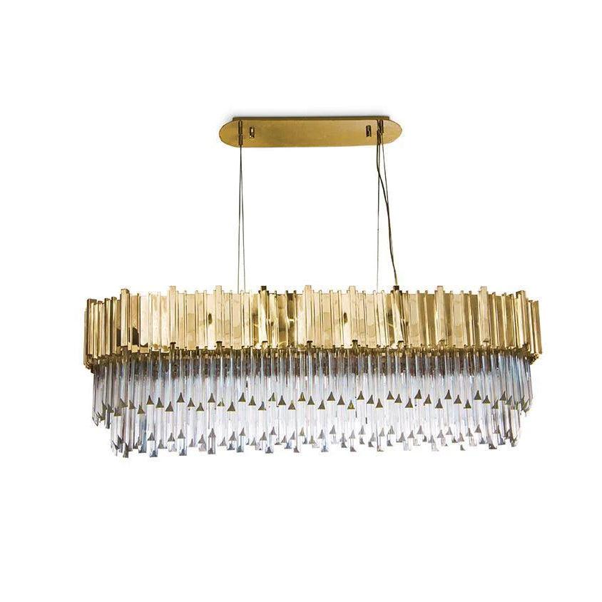 Lustra Lustre Or Cristal Doré - Neutralighting