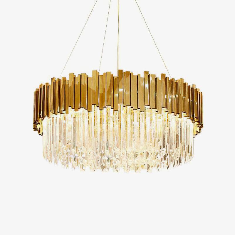Lustra Lustre Or Cristal Doré - Neutralighting