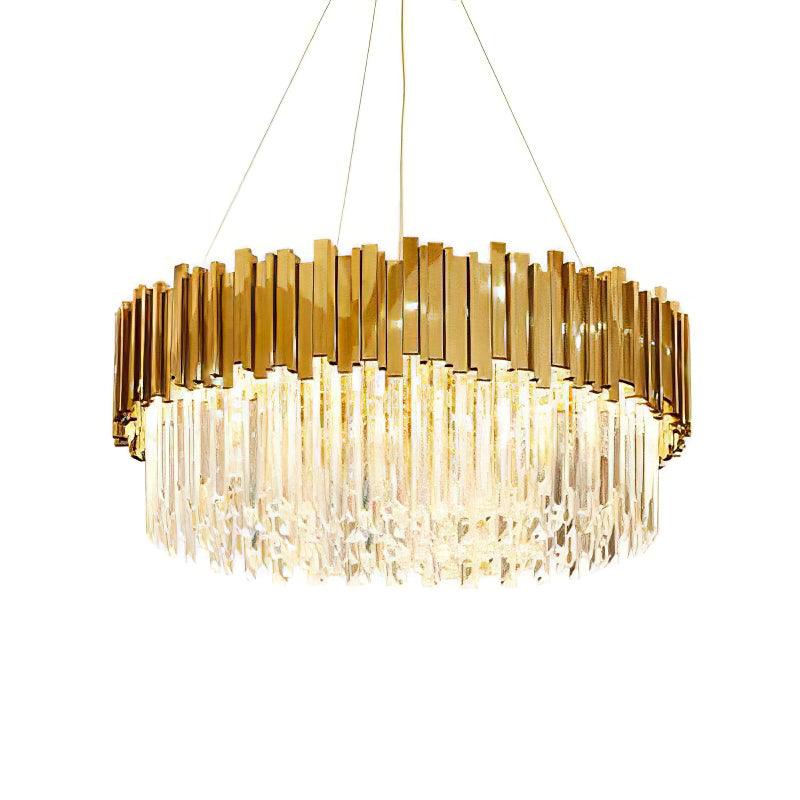 Lustra Lustre Or Cristal Doré - Neutralighting