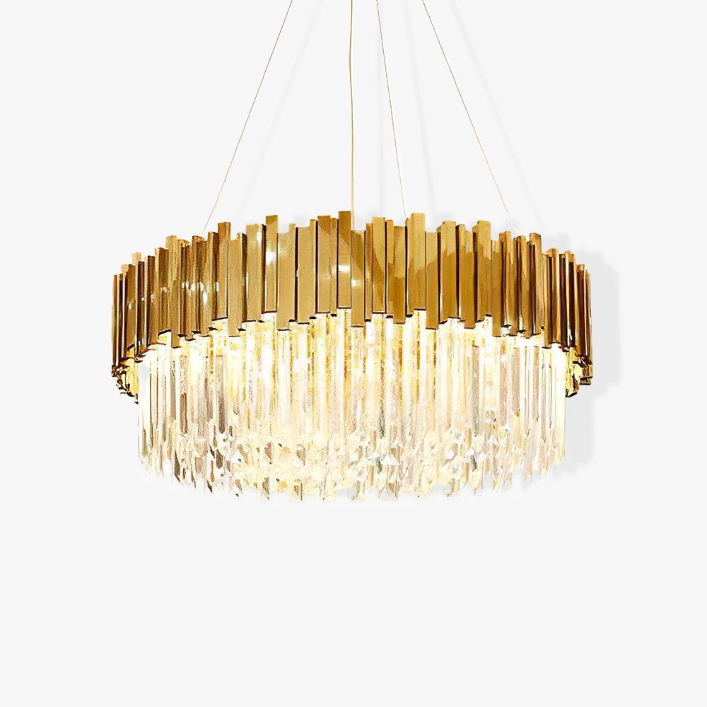 Lustra Lustre Or Cristal Doré - Neutralighting