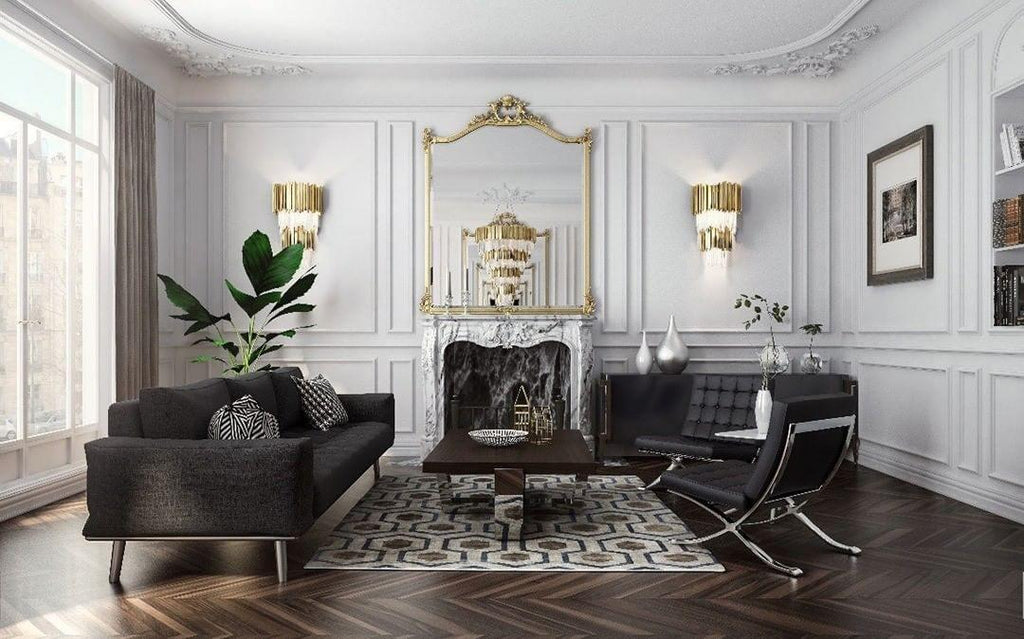 Lustra Lustre Or Cristal Doré - Neutralighting