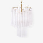 Aurora Chandelier en Verre Clair Moderne - Neutralighting