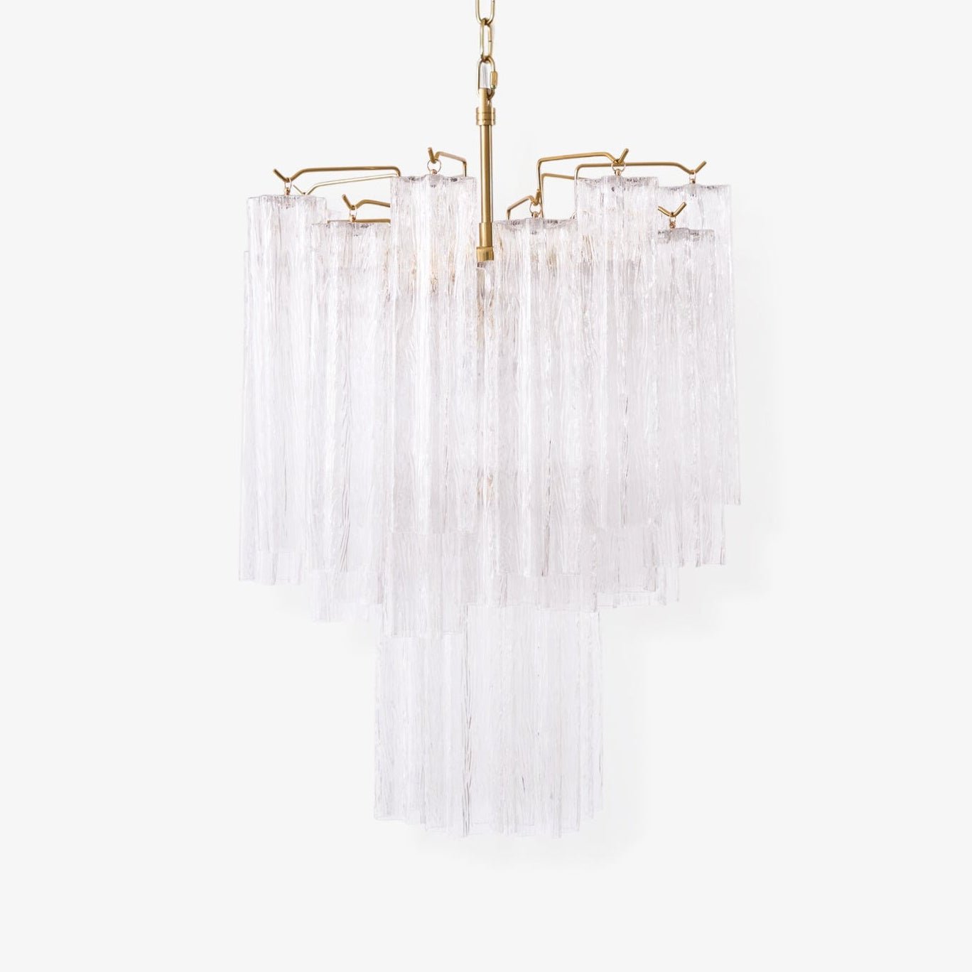 Aurora Chandelier en Verre Clair Moderne - Neutralighting