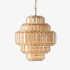 Aurora Chandelier Aurum Cascade en Verre de Murano - Neutralighting