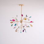 Agate Lustre à Branches Multicolores - Neutralighting