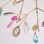 Agate Lustre à Branches Multicolores - Neutralighting
