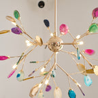 Agate Lustre à Branches Multicolores - Neutralighting