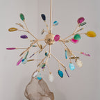 Agate Lustre à Branches Multicolores - Neutralighting