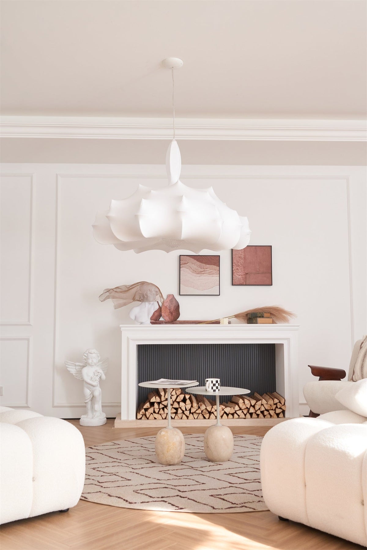 Lumina Suspension en Soie Contemporaine - Neutralighting
