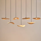 Abbott Chandelier Bois Feuille Vide Minimaliste - Neutralighting