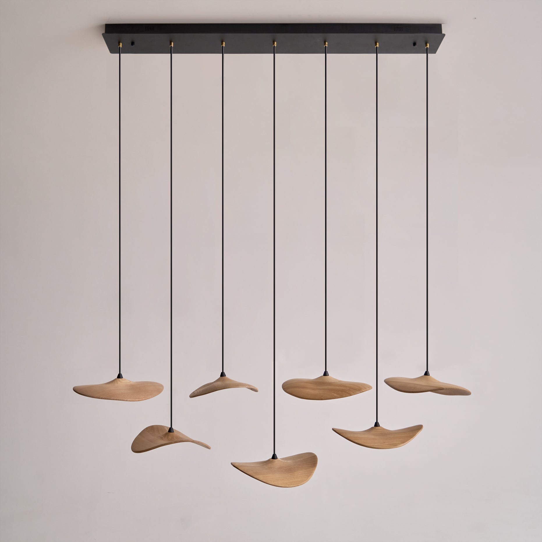 Abbott Chandelier Bois Feuille Vide Minimaliste - Neutralighting