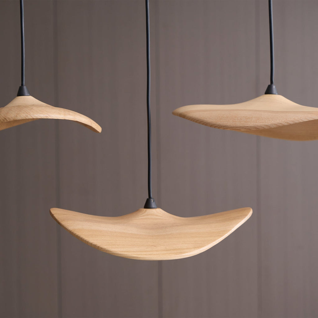 Abbott Chandelier Bois Feuille Vide Minimaliste - Neutralighting