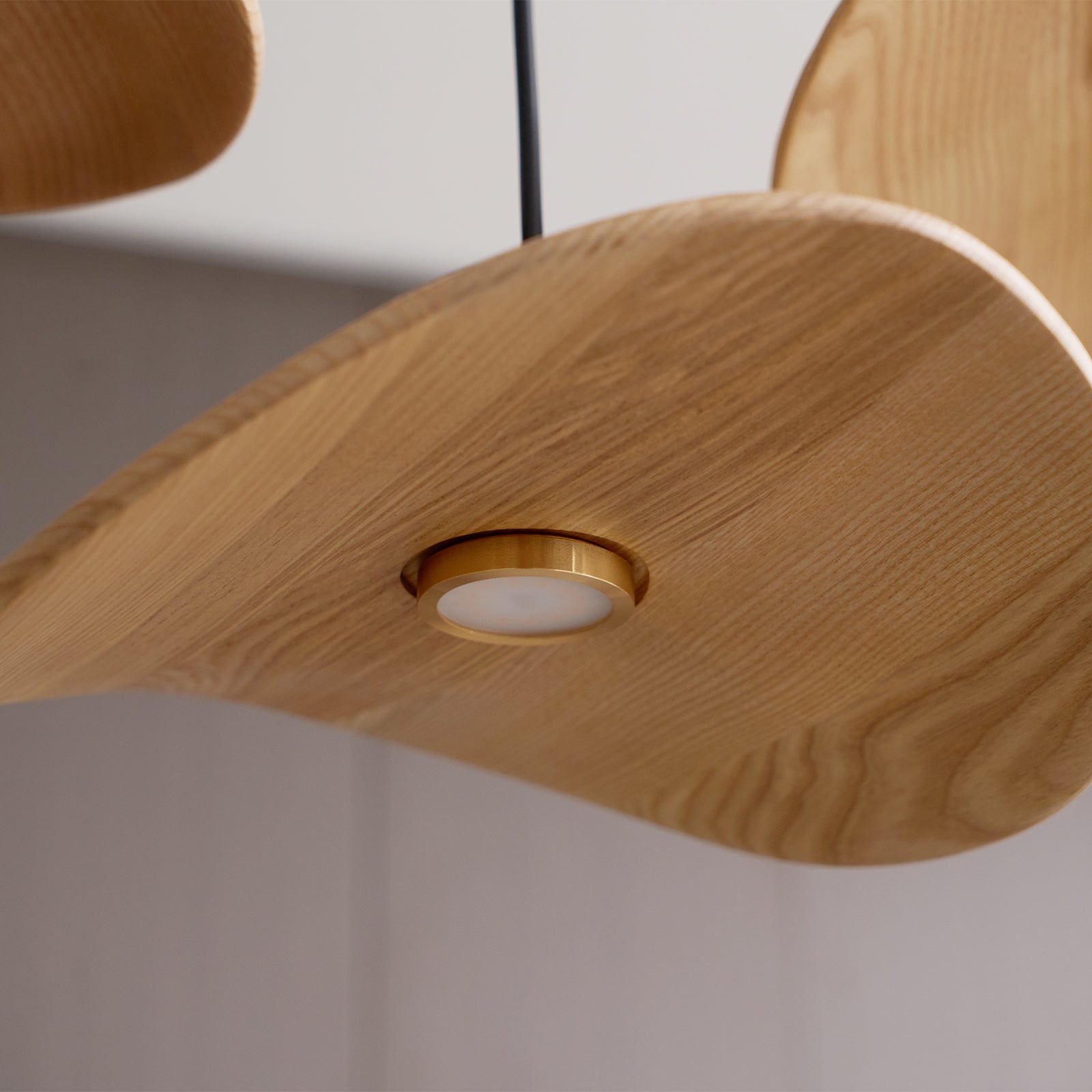 Abbott Chandelier Bois Feuille Vide Minimaliste - Neutralighting