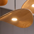 Abbott Chandelier Bois Feuille Vide Minimaliste - Neutralighting