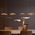 Abbott Chandelier Bois Feuille Vide Minimaliste - Neutralighting