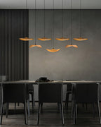 Abbott Chandelier Bois Feuille Vide Minimaliste - Neutralighting