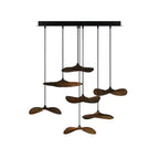 Abbott Chandelier Bois Feuille Vide Minimaliste - Neutralighting