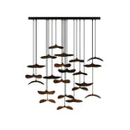 Abbott Chandelier Bois Feuille Vide Minimaliste - Neutralighting