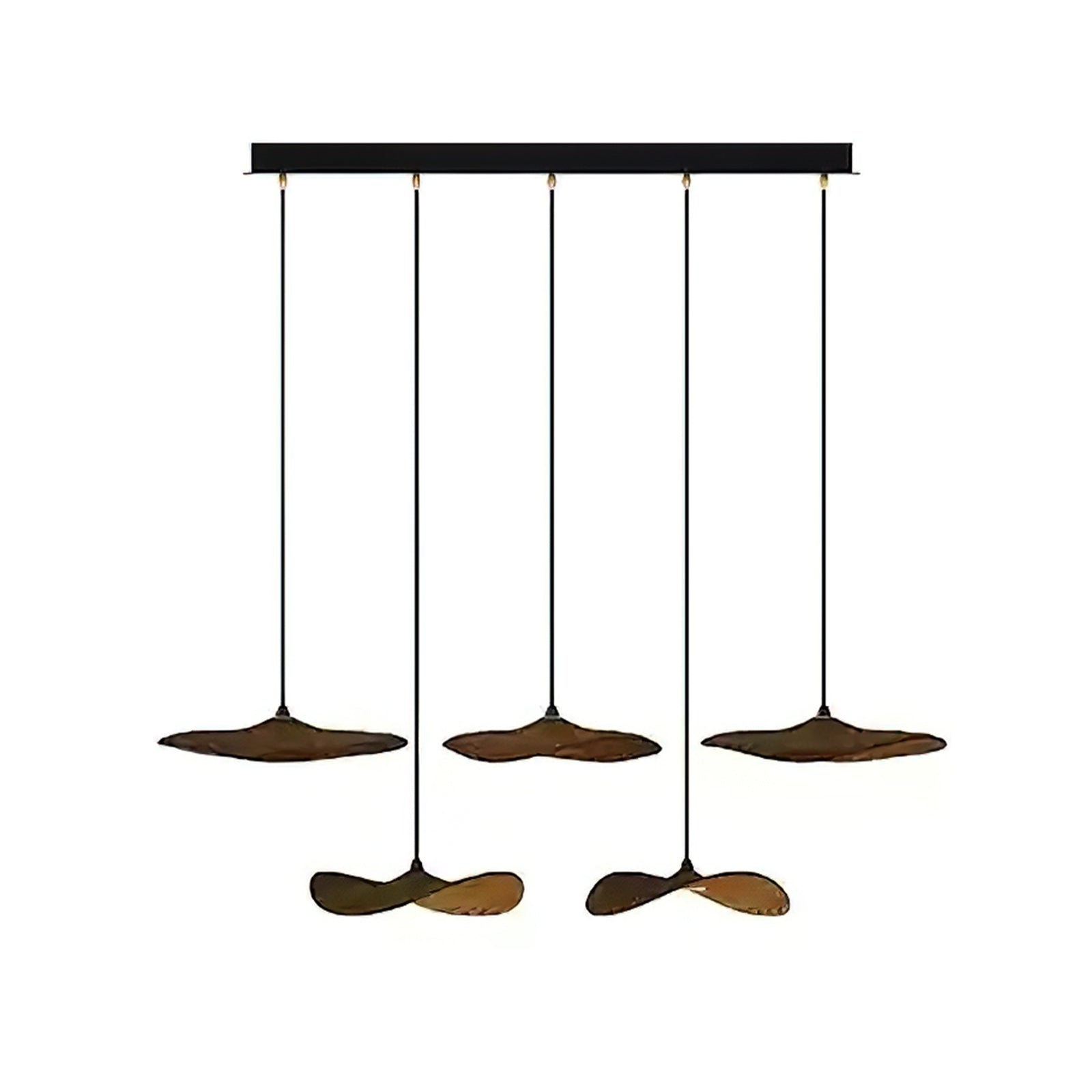 Abbott Chandelier Bois Feuille Vide Minimaliste - Neutralighting