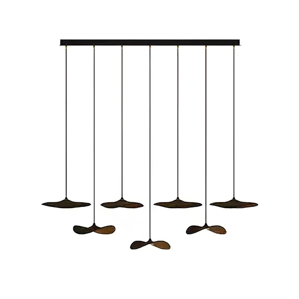 Abbott Chandelier Bois Feuille Vide Minimaliste - Neutralighting