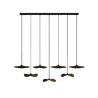 Abbott Chandelier Bois Feuille Vide Minimaliste - Neutralighting