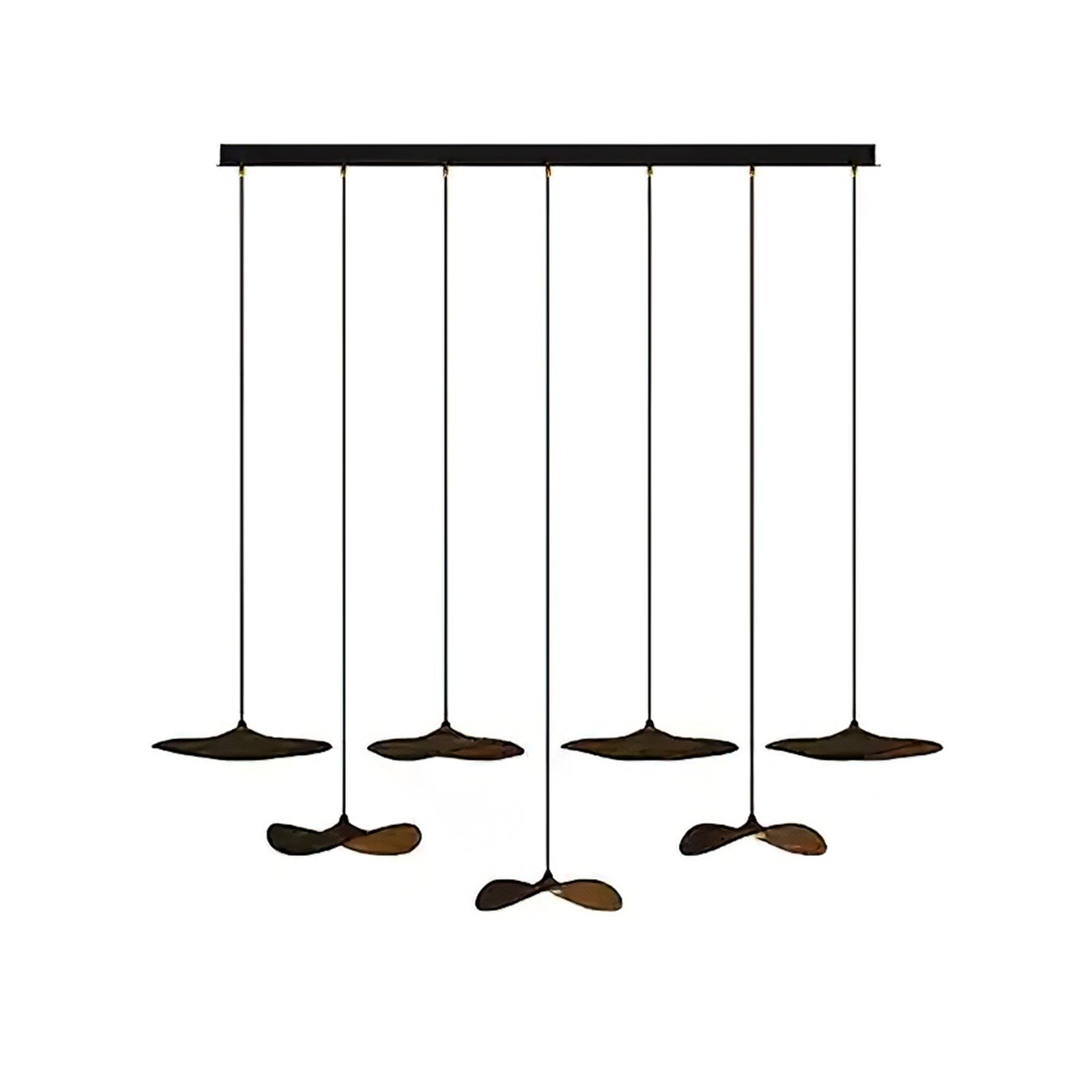 Abbott Chandelier Bois Feuille Vide Minimaliste - Neutralighting