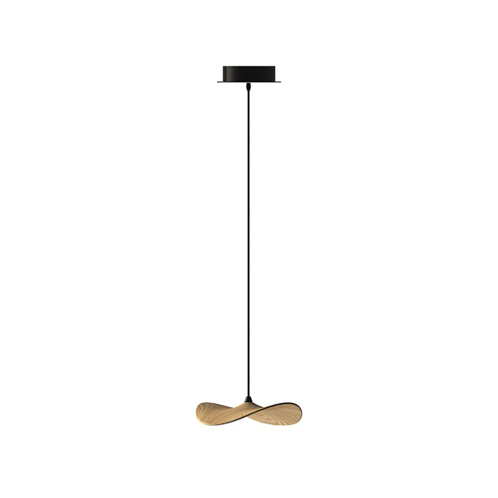 Abbott Chandelier Bois Feuille Vide Minimaliste - Neutralighting