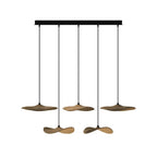 Abbott Chandelier Bois Feuille Vide Minimaliste - Neutralighting