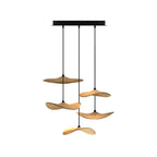 Abbott Chandelier Bois Feuille Vide Minimaliste - Neutralighting