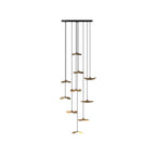Abbott Chandelier Bois Feuille Vide Minimaliste - Neutralighting