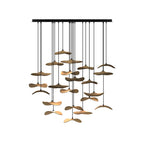 Abbott Chandelier Bois Feuille Vide Minimaliste - Neutralighting
