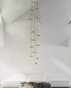 Abbott Chandelier Bois Feuille Vide Minimaliste - Neutralighting