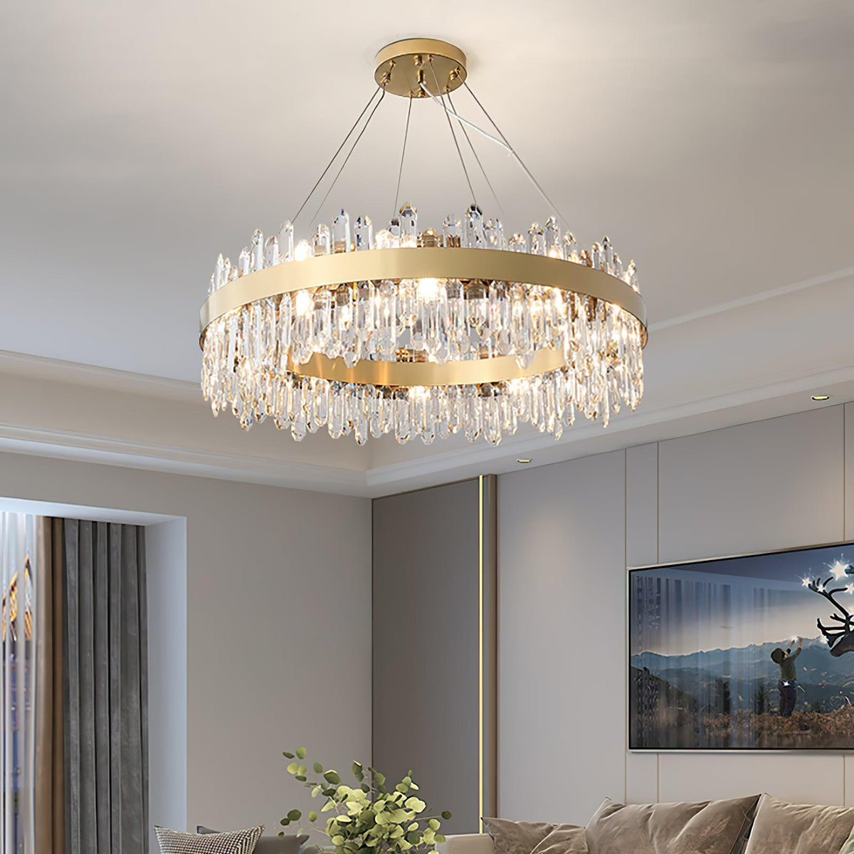 Lyvenisra Postmodern Luxury Crystal Chandelier - Neutralighting