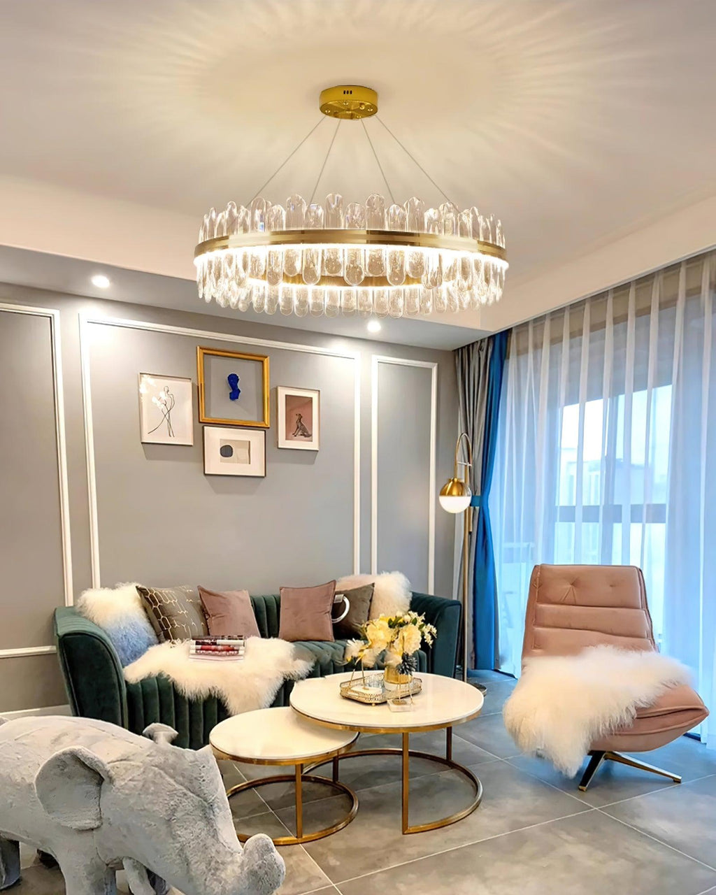 Lyvenisra Postmodern Luxury Crystal Chandelier - Neutralighting
