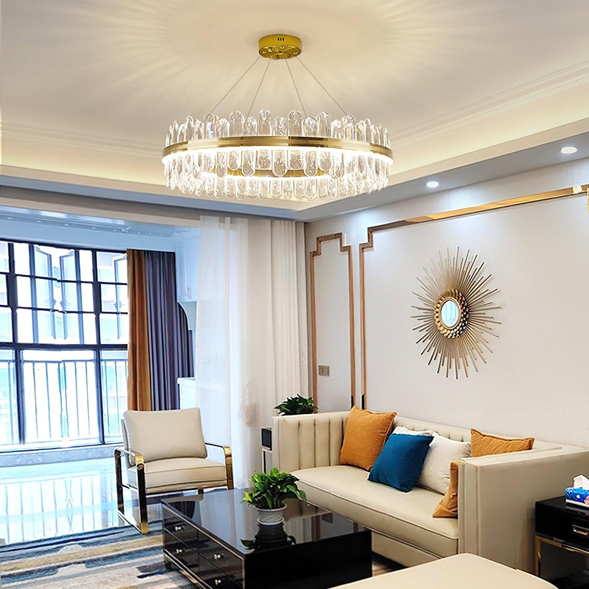 Lyvenisra Postmodern Luxury Crystal Chandelier - Neutralighting