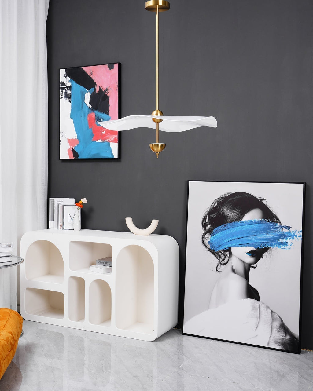 Lustra Lampe Pendante Double Biscuit pour Salon - Neutralighting