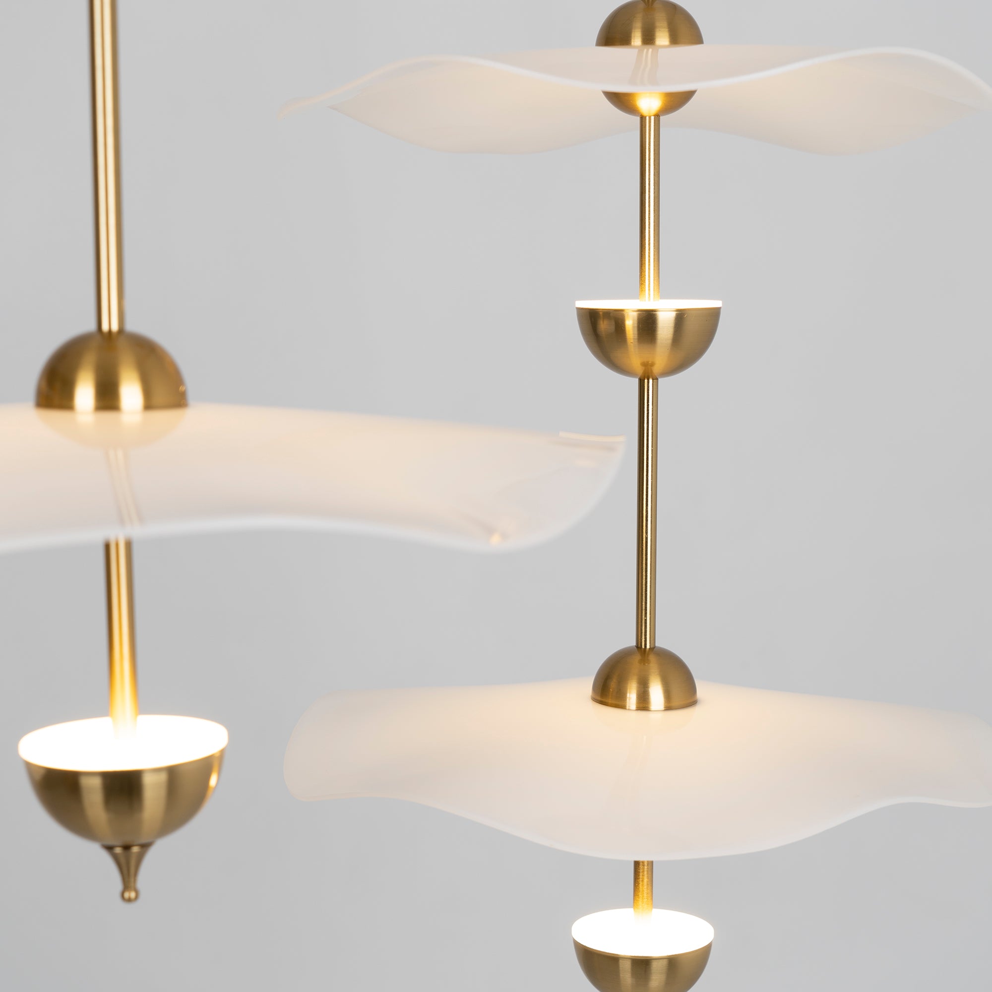 Lustra Lampe Pendante Double Biscuit pour Salon - Neutralighting