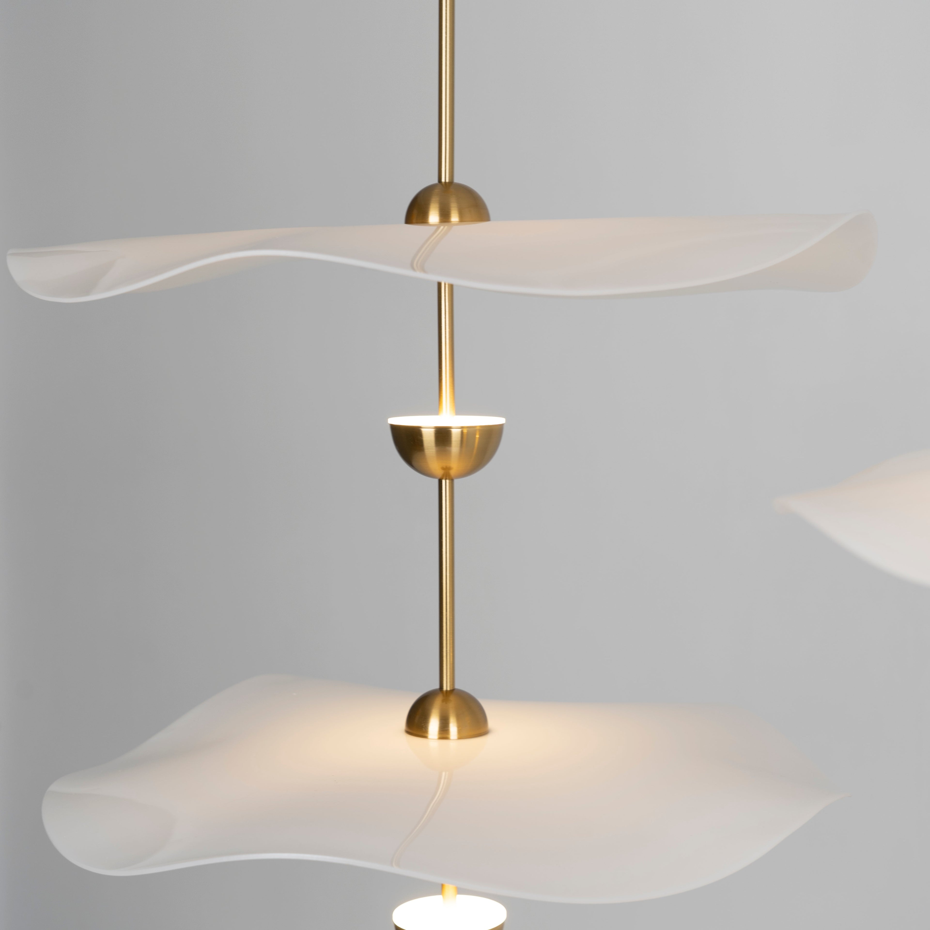 Lustra Lampe Pendante Double Biscuit pour Salon - Neutralighting