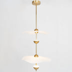 Lustra Lampe Pendante Double Biscuit pour Salon - Neutralighting