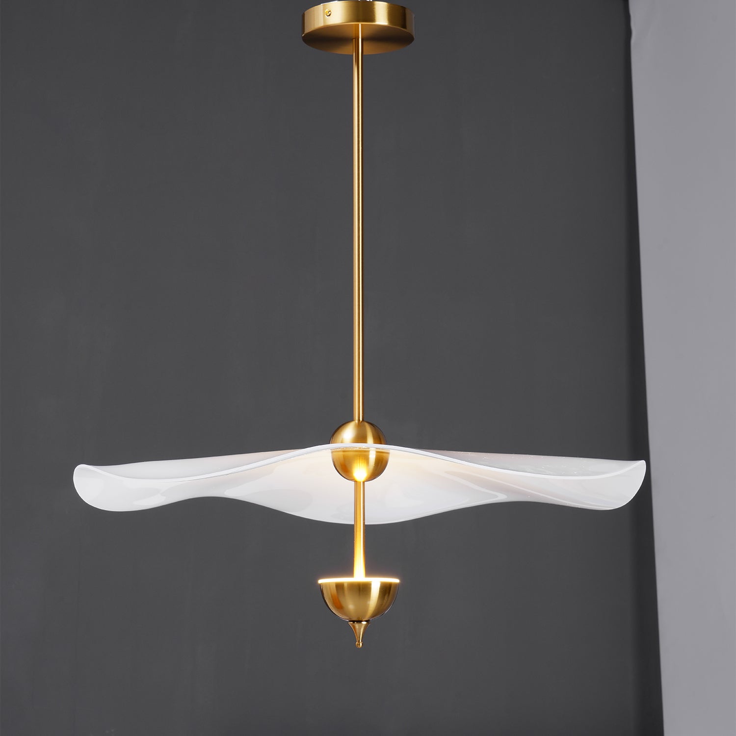 Lustra Lampe Pendante Double Biscuit pour Salon - Neutralighting