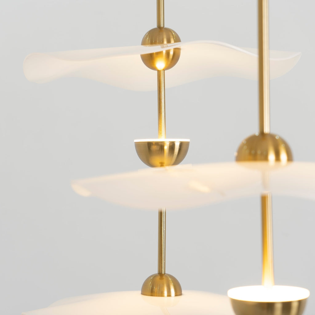 Lustra Lampe Pendante Double Biscuit pour Salon - Neutralighting