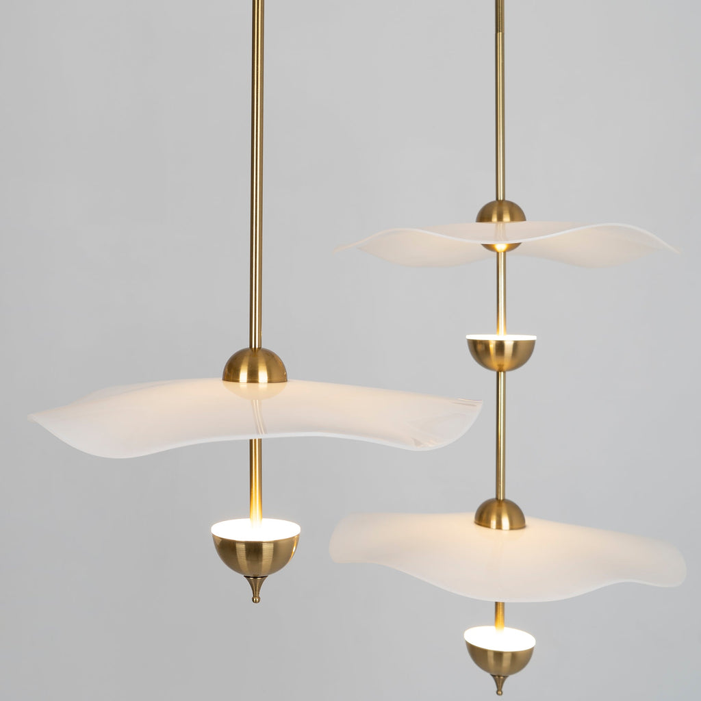 Lustra Lampe Pendante Double Biscuit pour Salon - Neutralighting