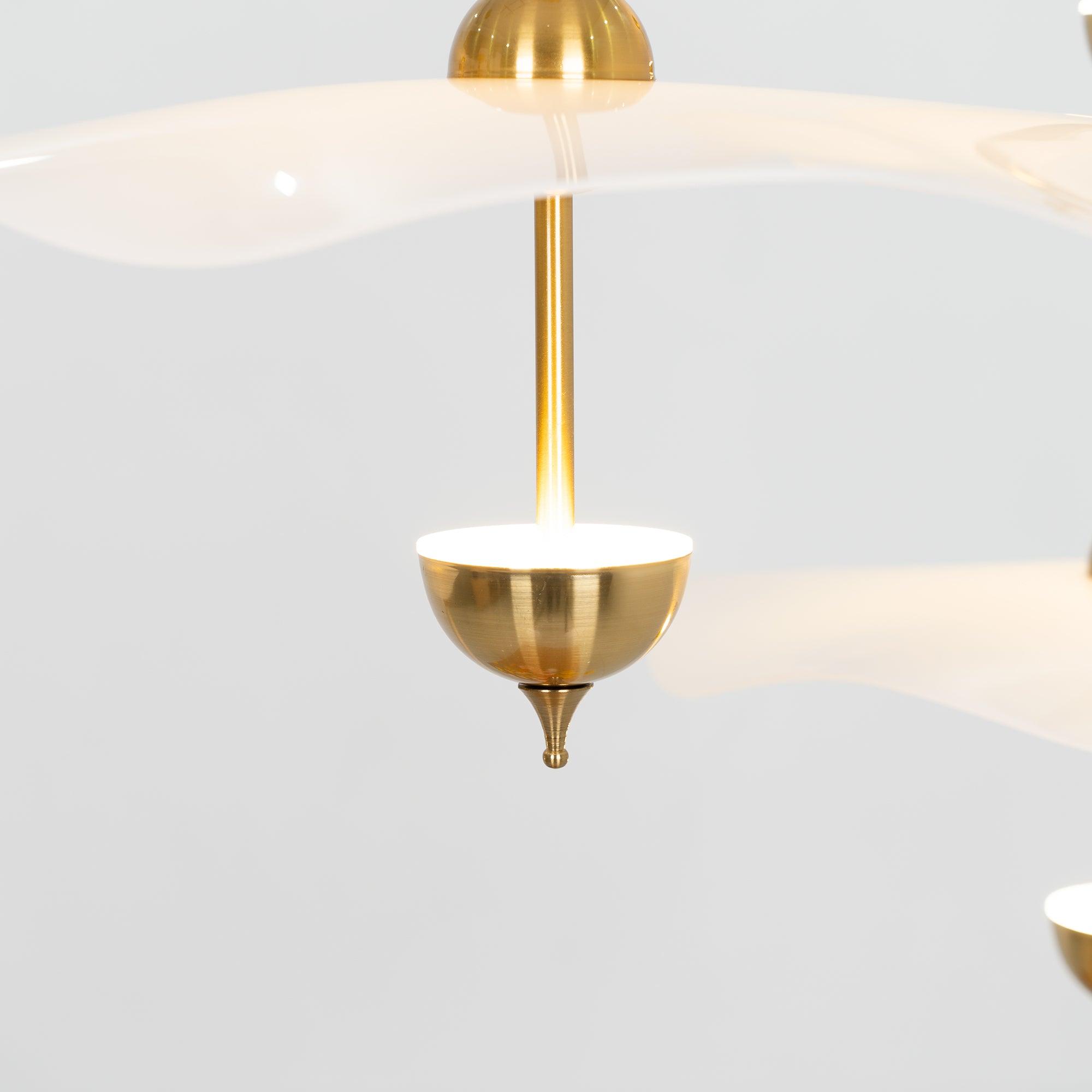 Lustra Lampe Pendante Double Biscuit pour Salon - Neutralighting