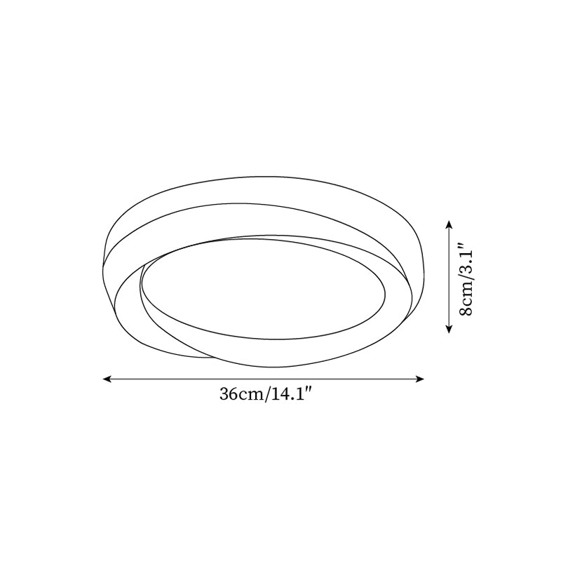 Prism Plafonnier Minimaliste Résine Douce - Neutralighting