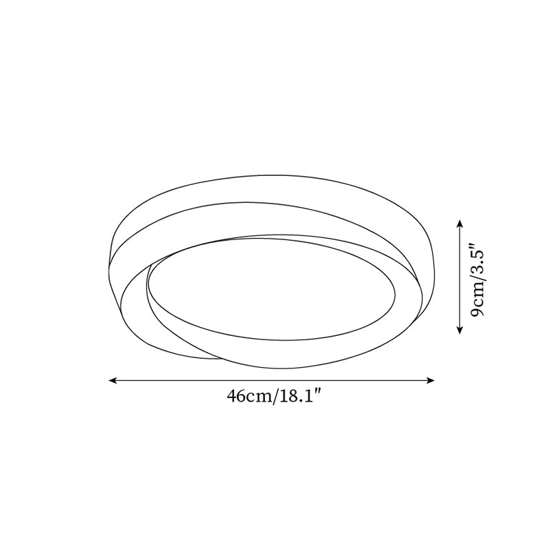 Prism Plafonnier Minimaliste Résine Douce - Neutralighting