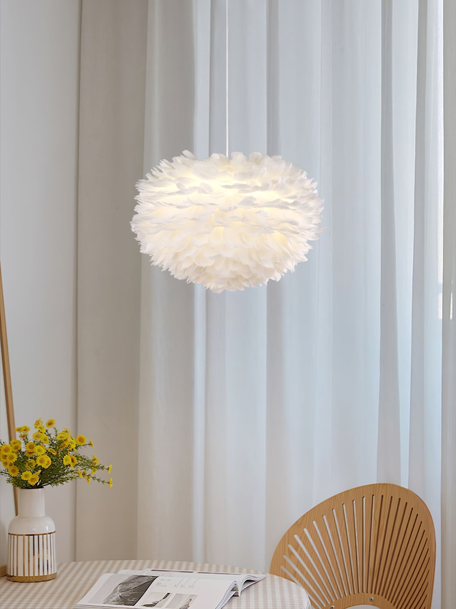 Goose Lampe suspendue à plumes - Neutralighting