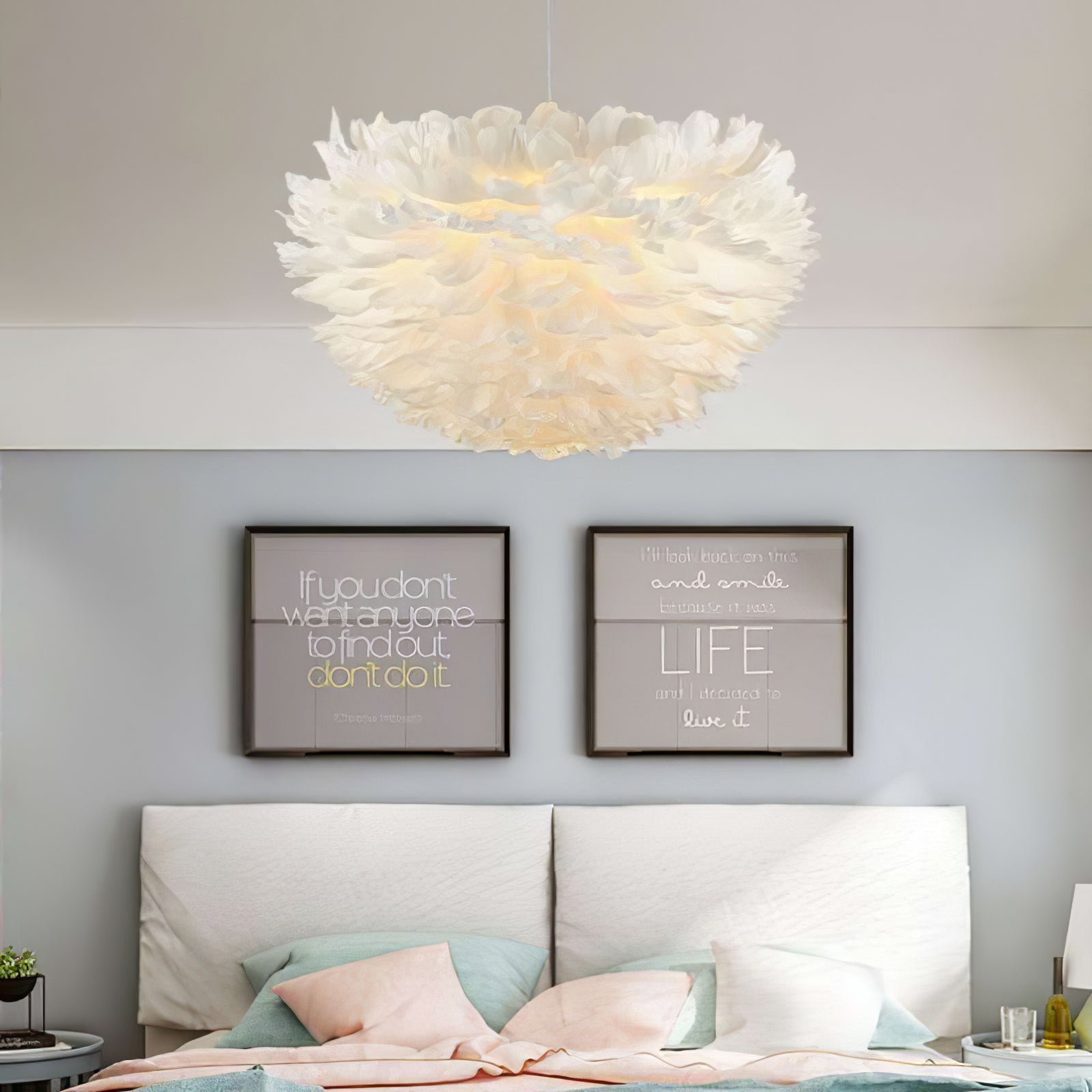 Goose Lampe suspendue à plumes - Neutralighting