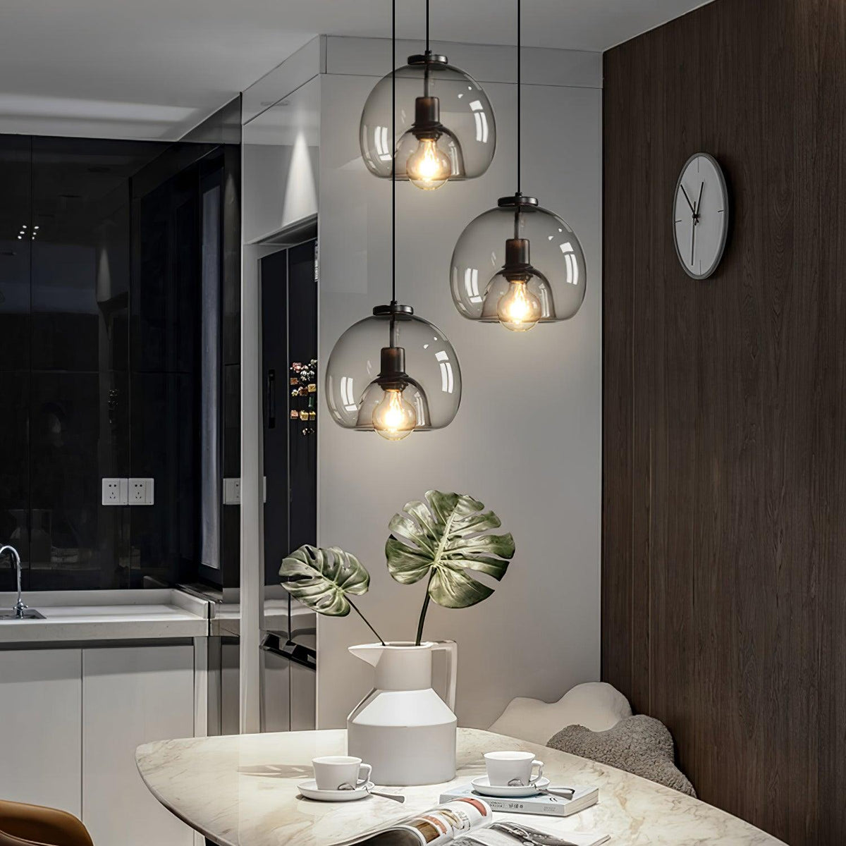 Zelirila Nordic Art Pearl Glass Pendant Lamp - Neutralighting